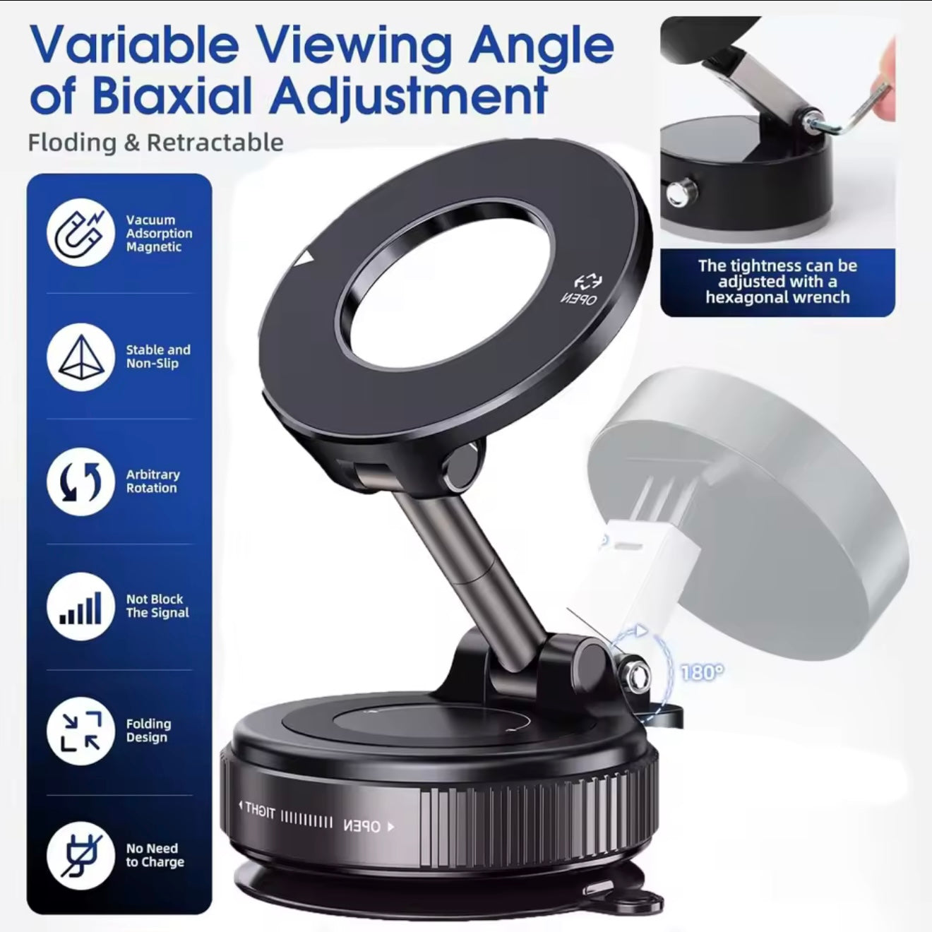 MagVac Strong Phone Mount